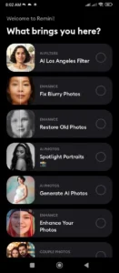 Remini Mod Apk Screenshot